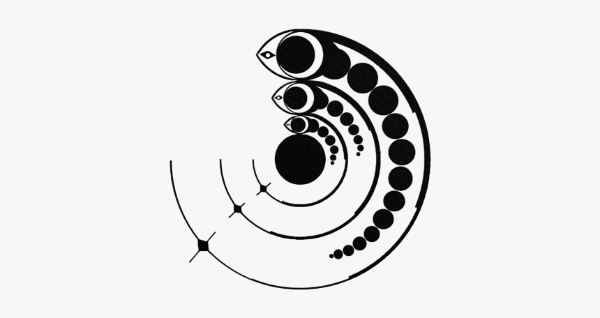 Crop Circles Black Red, HD Png Download
