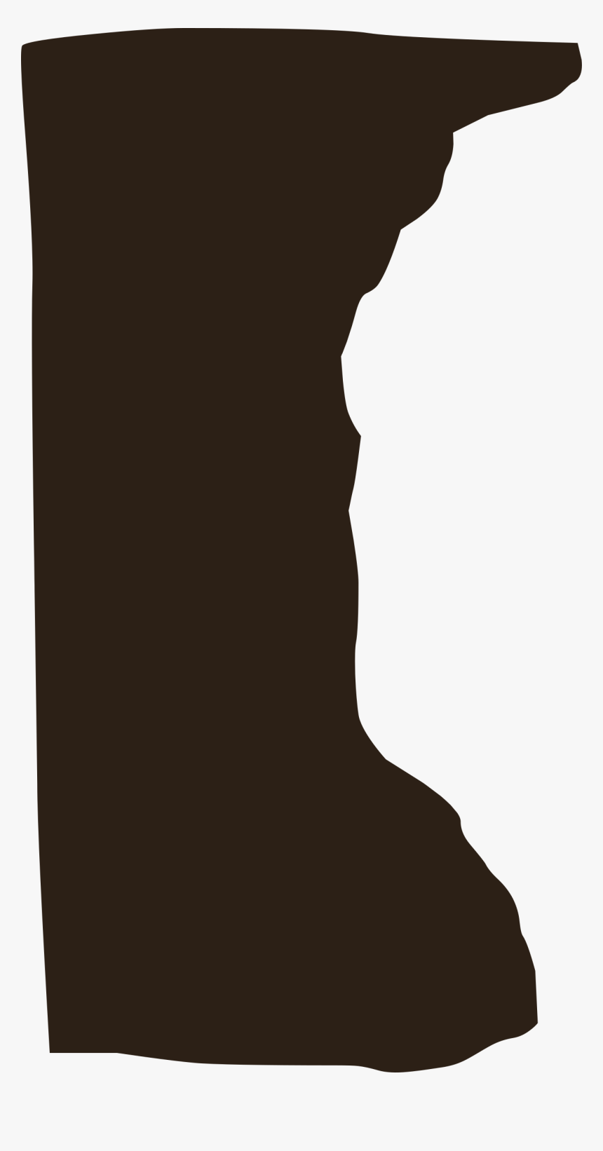 Firebog Crosssection Underground Pillar 2 Clip Arts - Silhouette, HD Png Download