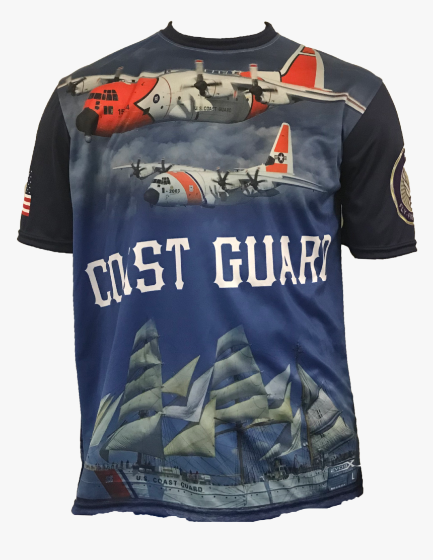 Sublimated Jersey Coast Guard, HD Png Download