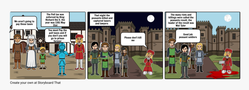 Peasants Revolt Comic Strip, HD Png Download
