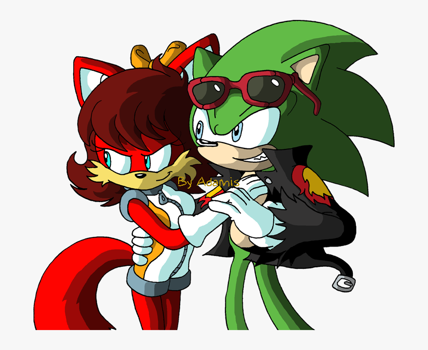 Scourge And Fiona - Scourge The Hedgehog And Fiona, HD Png Download