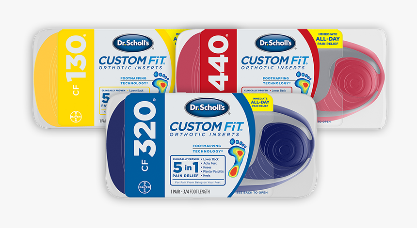 Dr Scholl's Insoles Custom Fit, HD Png Download