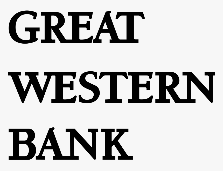 Great Western Bank Logo Png Transparent - Great Western Bank, Png Download