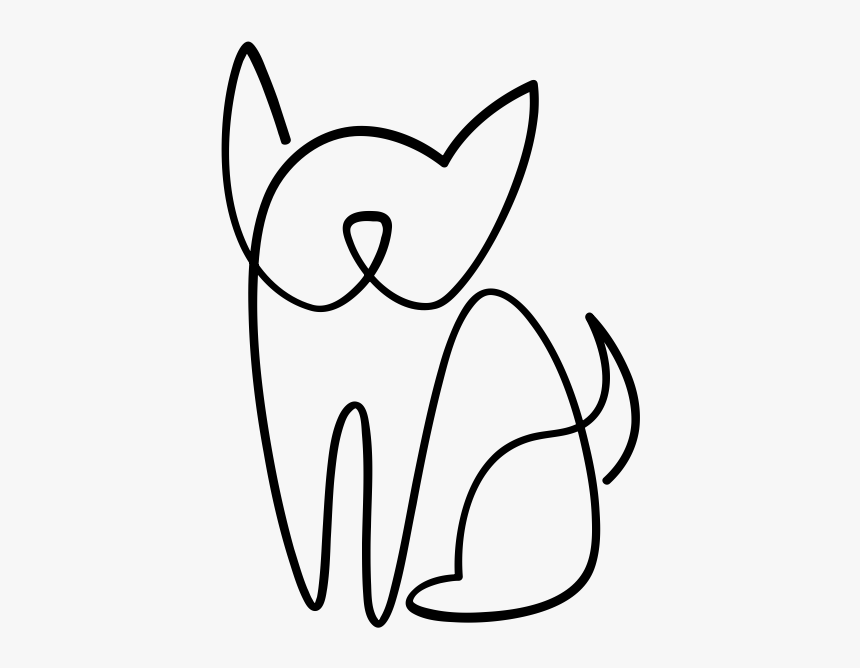 Thatdogmom - French Bulldog Lineart Png, Transparent Png