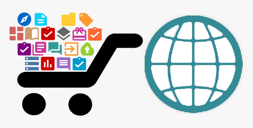 Globe Silhouette, HD Png Download