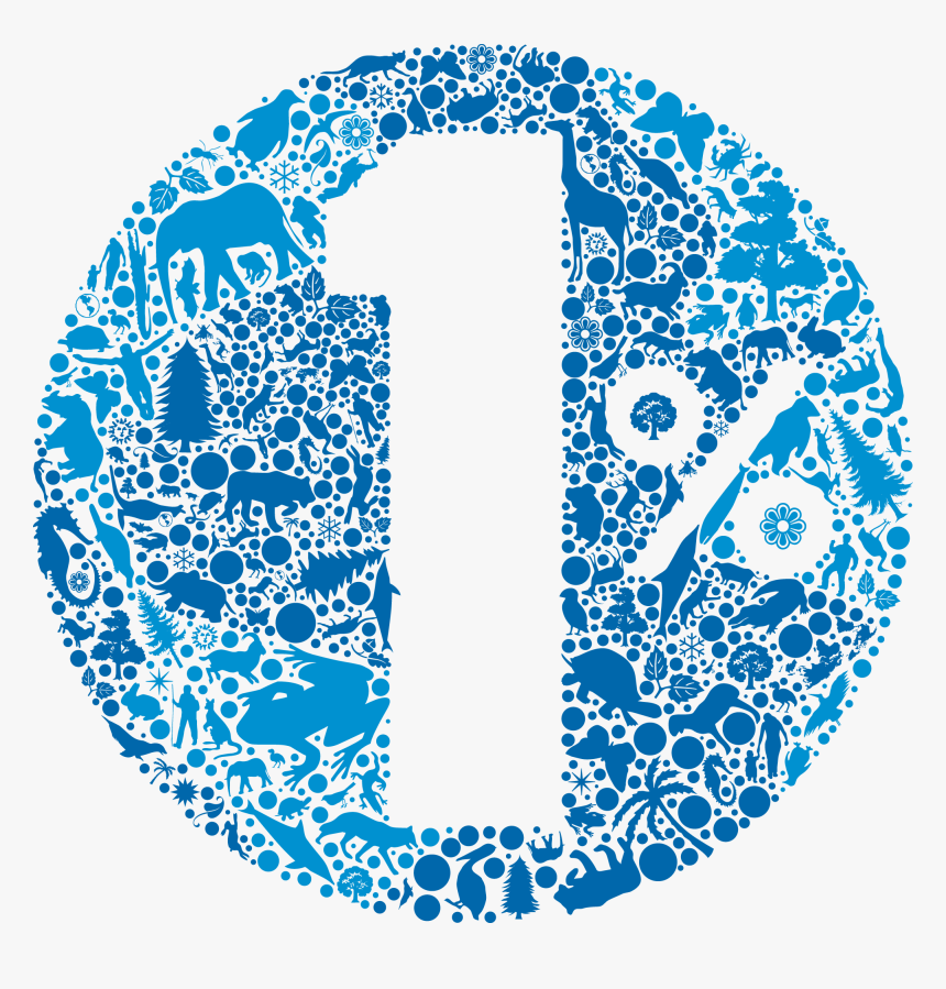 1% For The Planet Mamber, HD Png Download