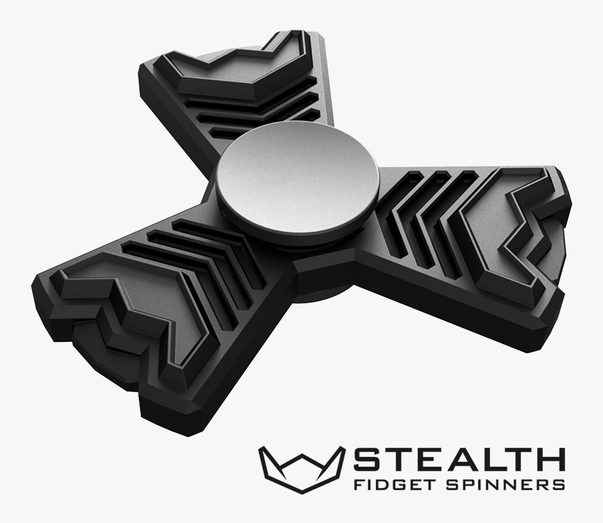 Stealth Fidget Spinner Png, Transparent Png
