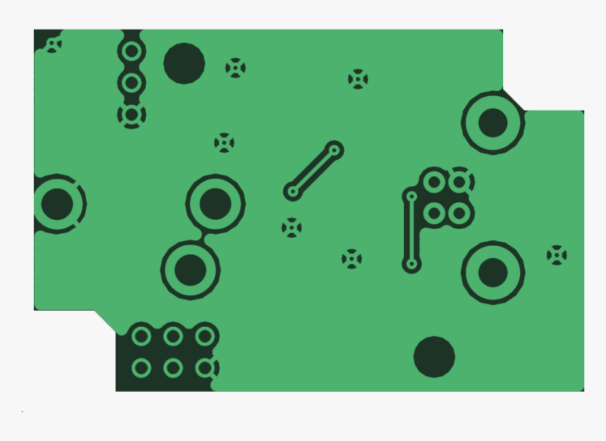 Pcb Copper Pour Thermal Pads - Pcb Thermal Pad, HD Png Download