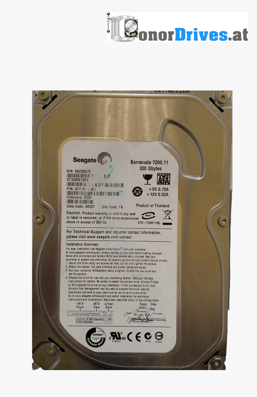 Seagate St500dm002 1sb10a 021 500 Gb - St2000dl003 9vt166, HD Png Download
