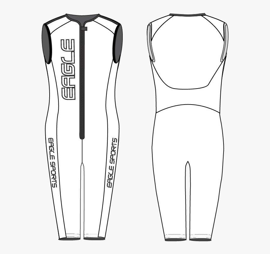 Sst Bird Of Prey Show Ski Suit 3/4 Leg 
 Class - Sketch, HD Png Download