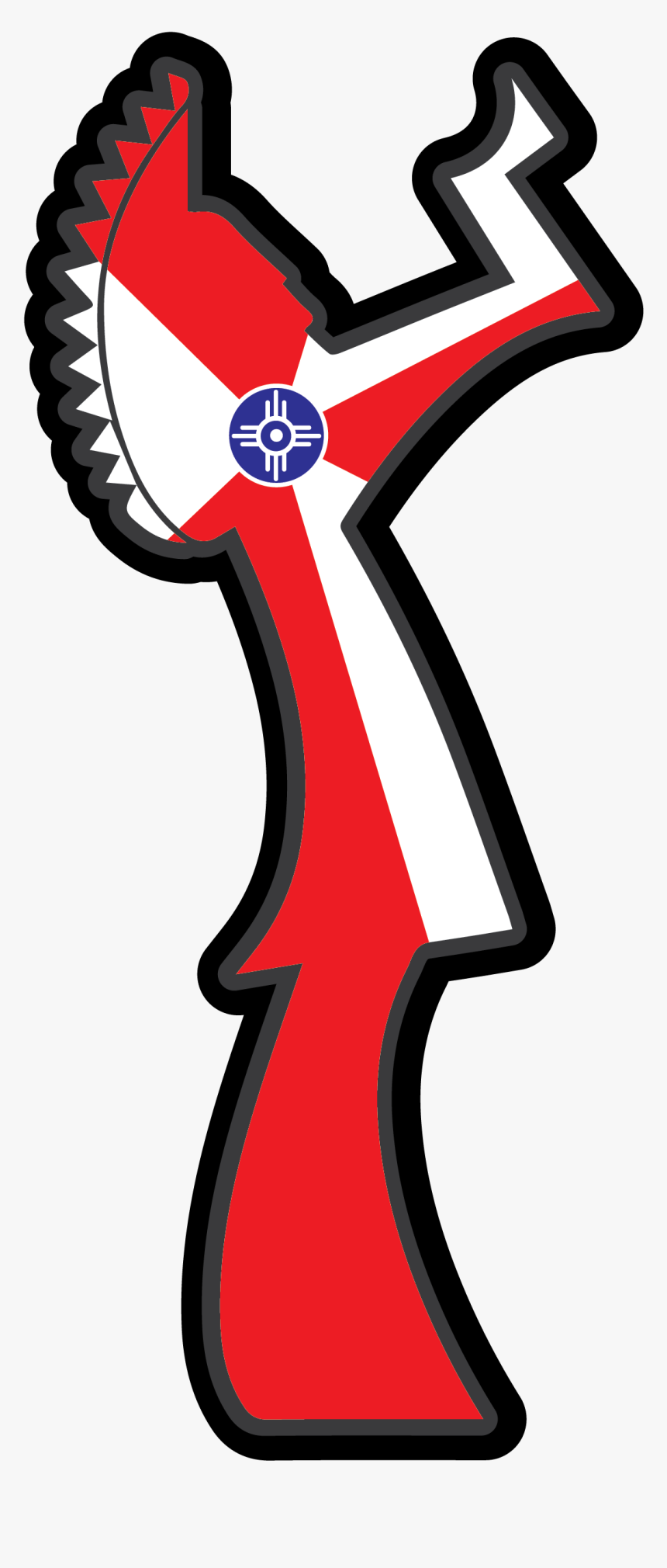 Keeper Of The Plains Wichita Flag, HD Png Download