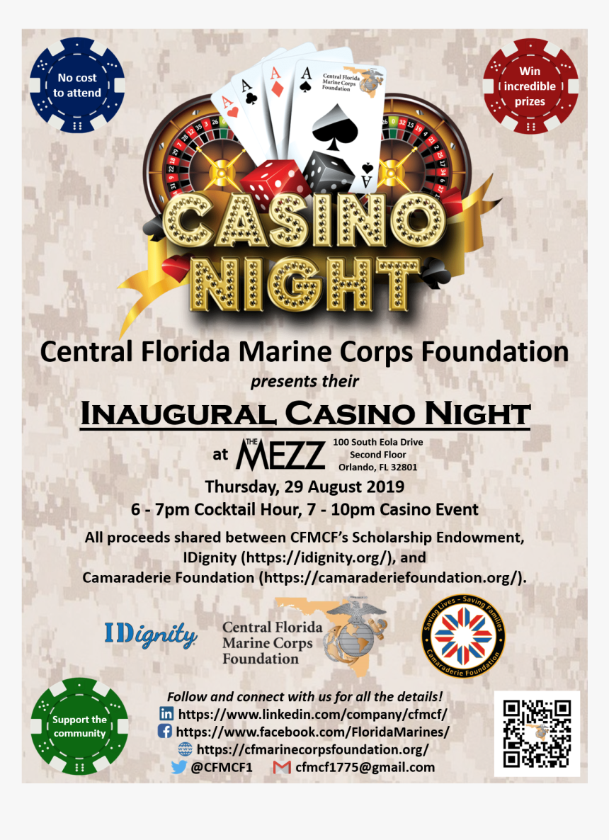 Casino Night Flyer Final - Casino Png, Transparent Png