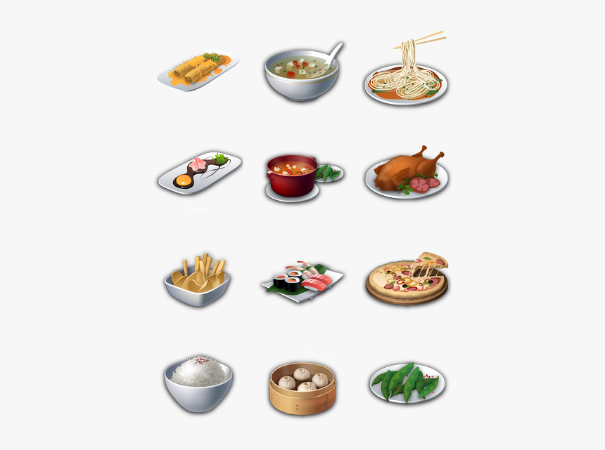 Recipes Full Icon Png - Korean Food Icon Png, Transparent Png