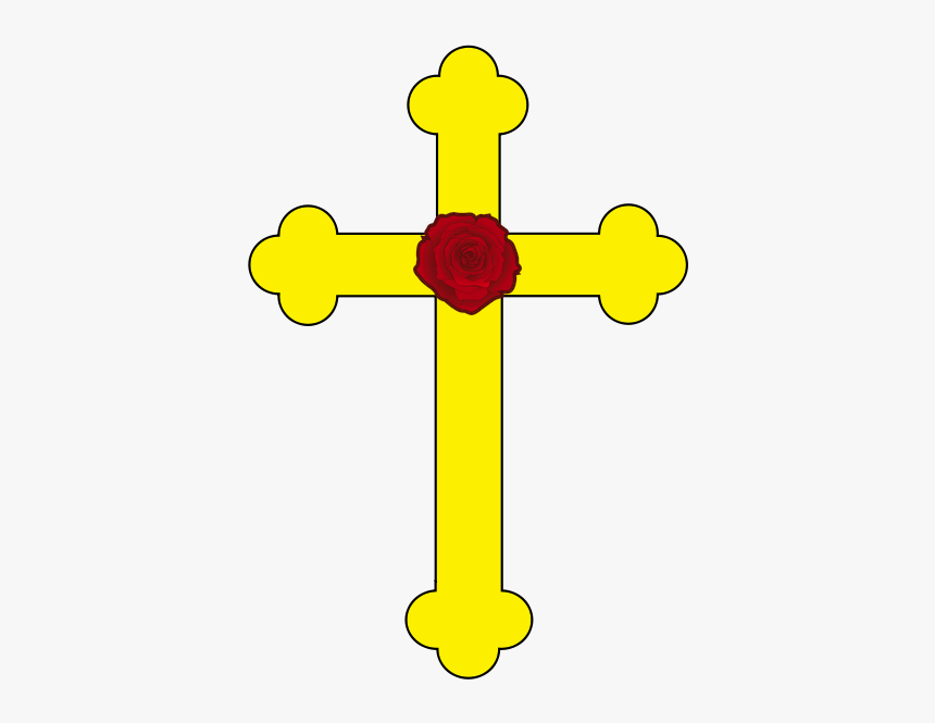 Rose Wikipedia - Rose Cross, HD Png Download