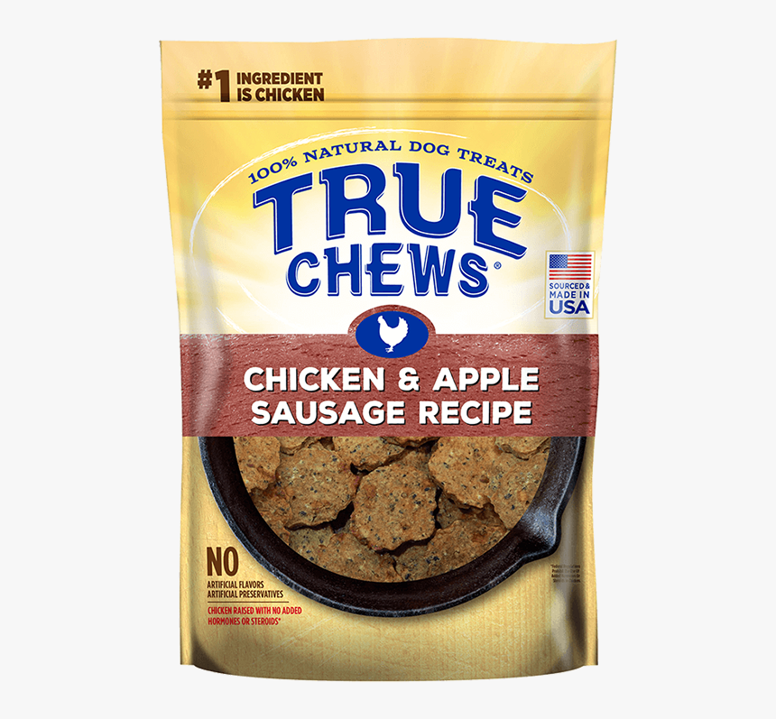 True Chews Chicken And Apple Sausage, HD Png Download