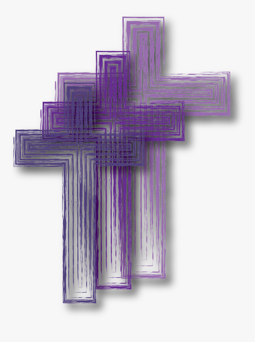 Threecrossesangled - Cross, HD Png Download