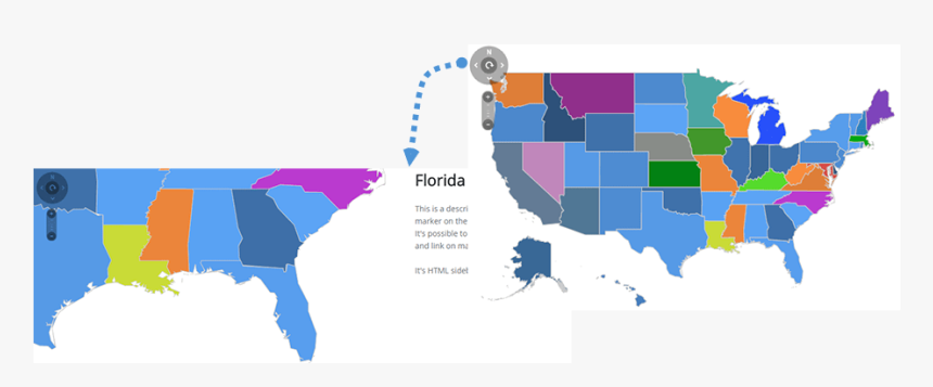 Full Map Zoom Control - Fortnite Vs Minecraft Google Trends Map, HD Png Download