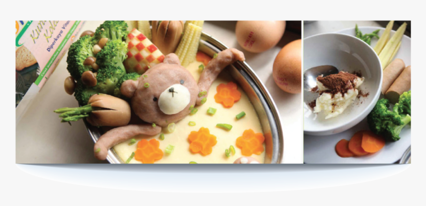 Bear In Spa - Broccoli, HD Png Download