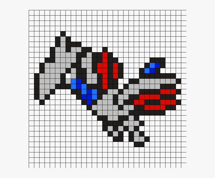 Skarmory Pokemon Pixel Art, HD Png Download