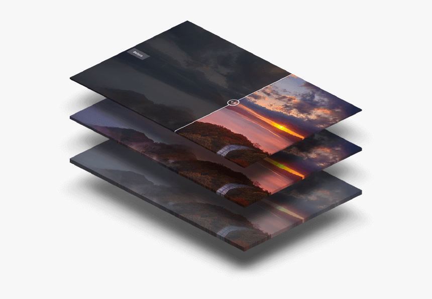 Before And After Image Effect Muse Widget - Mockup, HD Png Download