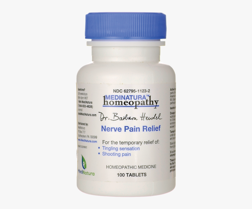 Medinatura Nerve Pain Relief 100 Tabs - Homeopathy Medicine For Pain Relief, HD Png Download