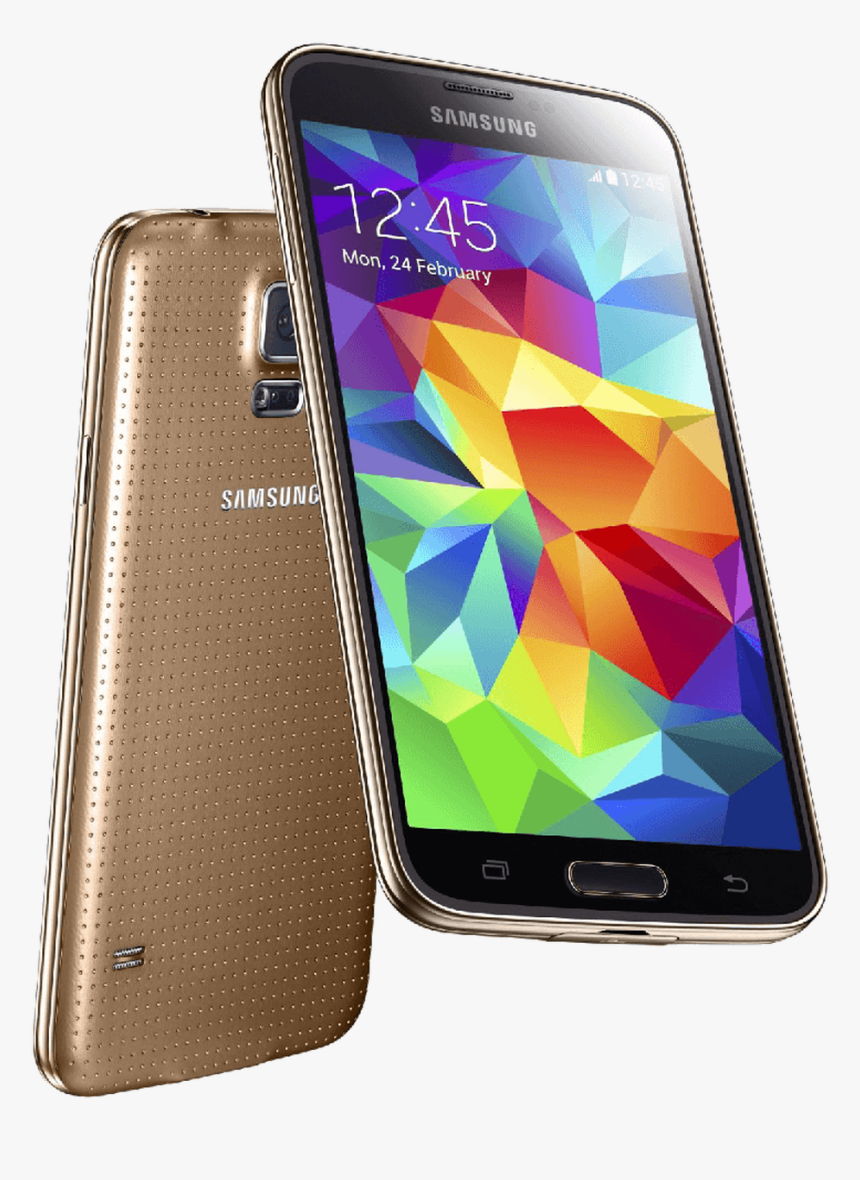 Samsung Galaxy S5 G900h Gold - Samsung S 5 Gold, HD Png Download