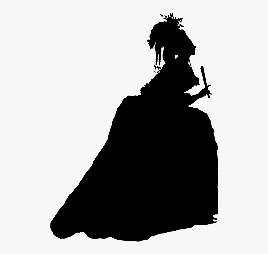 Silhouette Marie Antoinette Png, Transparent Png