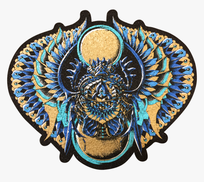 Egyptian Scarab Moodmat - Emblem, HD Png Download