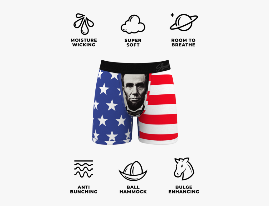 Usa Boxers 
 Itemprop Image , Tintcolor - Abraham Lincoln, HD Png Download