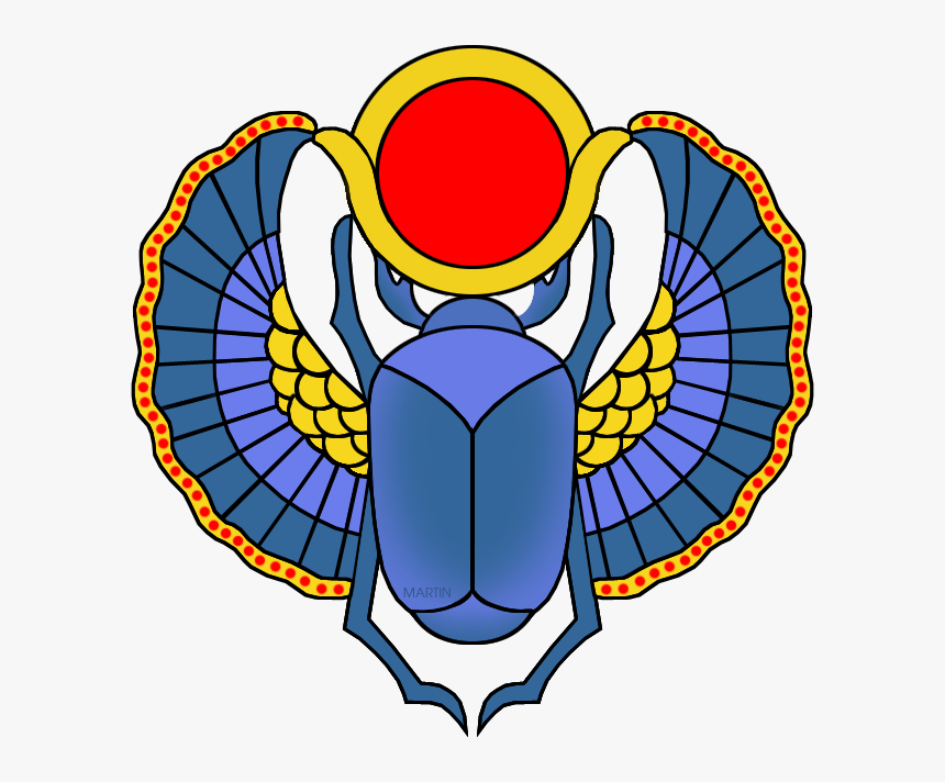 Egyptian Scarab Clipart - Transparent Egyptian Scarab Png, Png Download