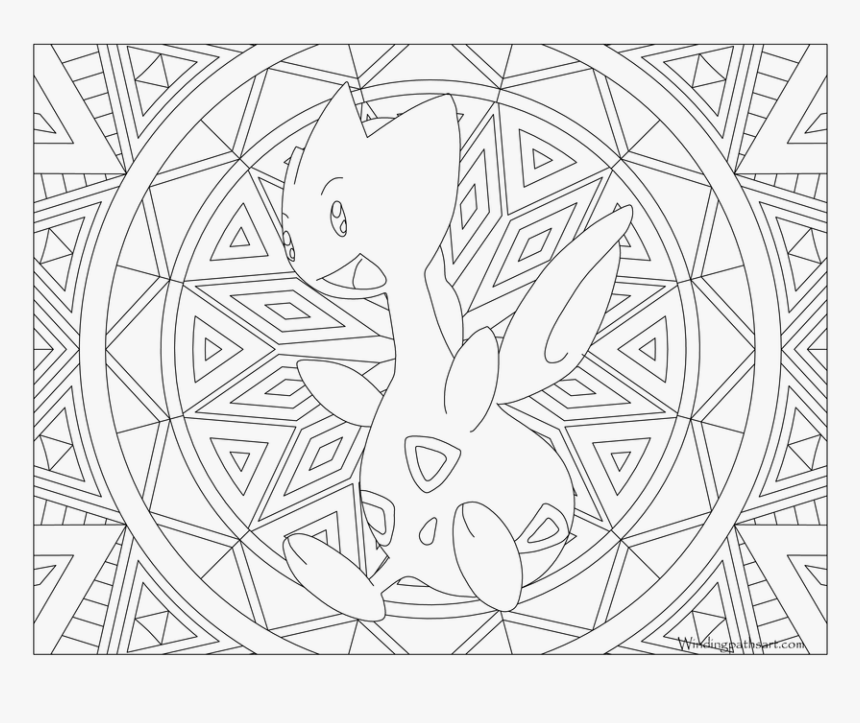 Pokemon Coloring Page Adults, HD Png Download