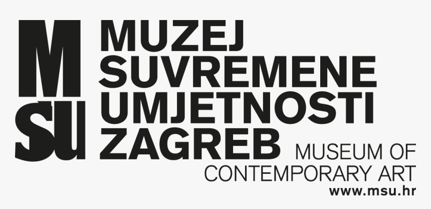 Muzej Suvremene Umjetnosti Zagreb Logo, HD Png Download