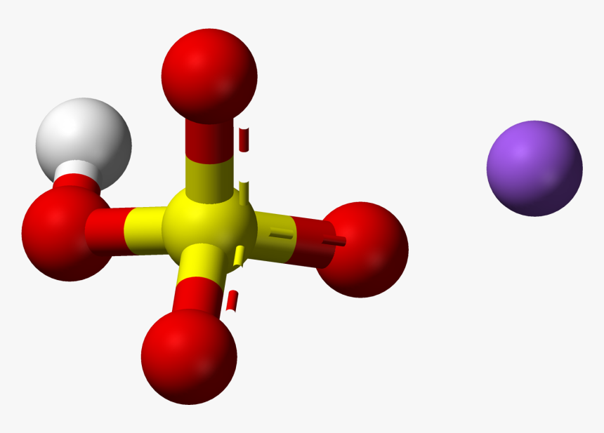 Sodium Bisulfate 3d Balls Ionic Ball And Stick Model - Sodium Sulfate 3d Model, HD Png Download
