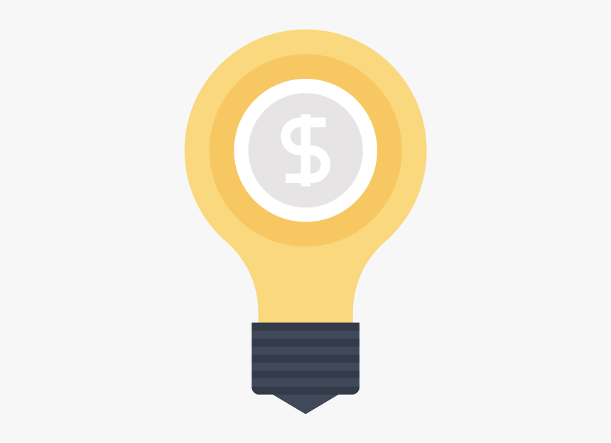 Lightbulbwithdollarsign - Circle, HD Png Download