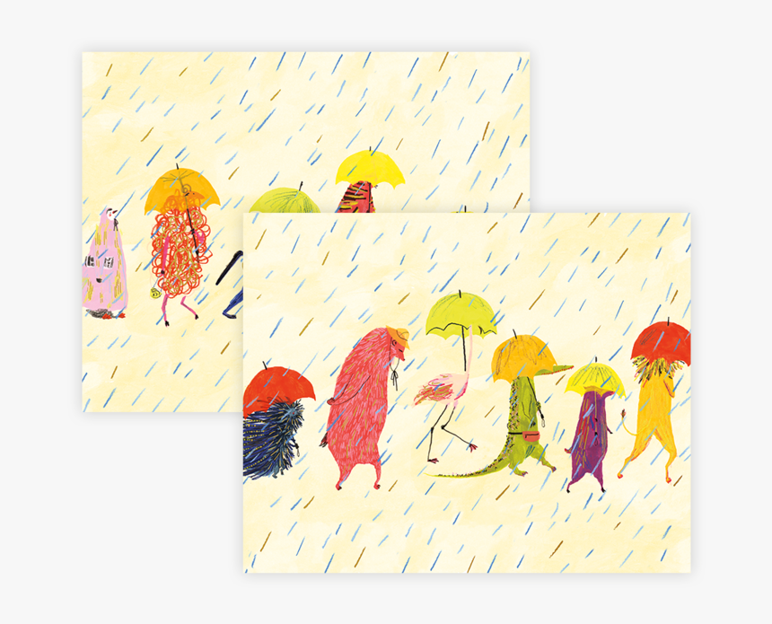 Waiting In Line Art Print Set - Illustration, HD Png Download