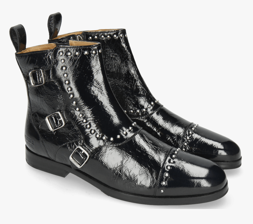 Ankle Boots Susan 45 Soft Patent Oriental Rivets - Chelsea Boot, HD Png Download
