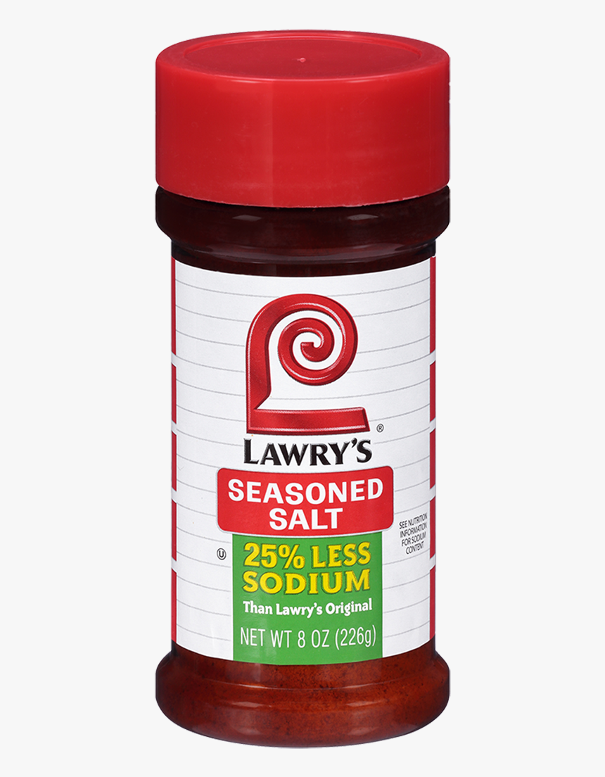 Seasoned Salt Less Sodium - Lawry's Low Sodium Seasoned Salt, HD Png Download