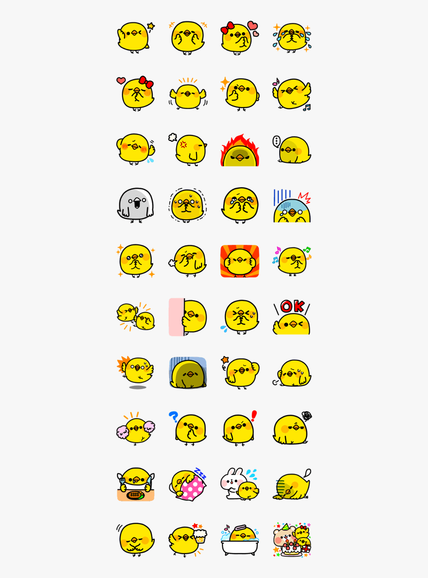 Mame Piyo Stickers, HD Png Download