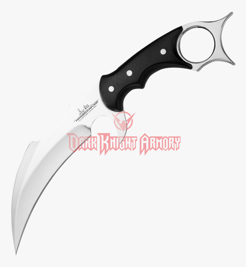 Knife,blade,cold Weapon,hunting Knife,cutting Tool,bowie - Karambit Gil Hibben, HD Png Download