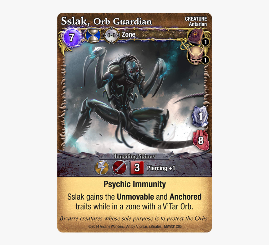 Sslak - Mage Wars Sslak, HD Png Download