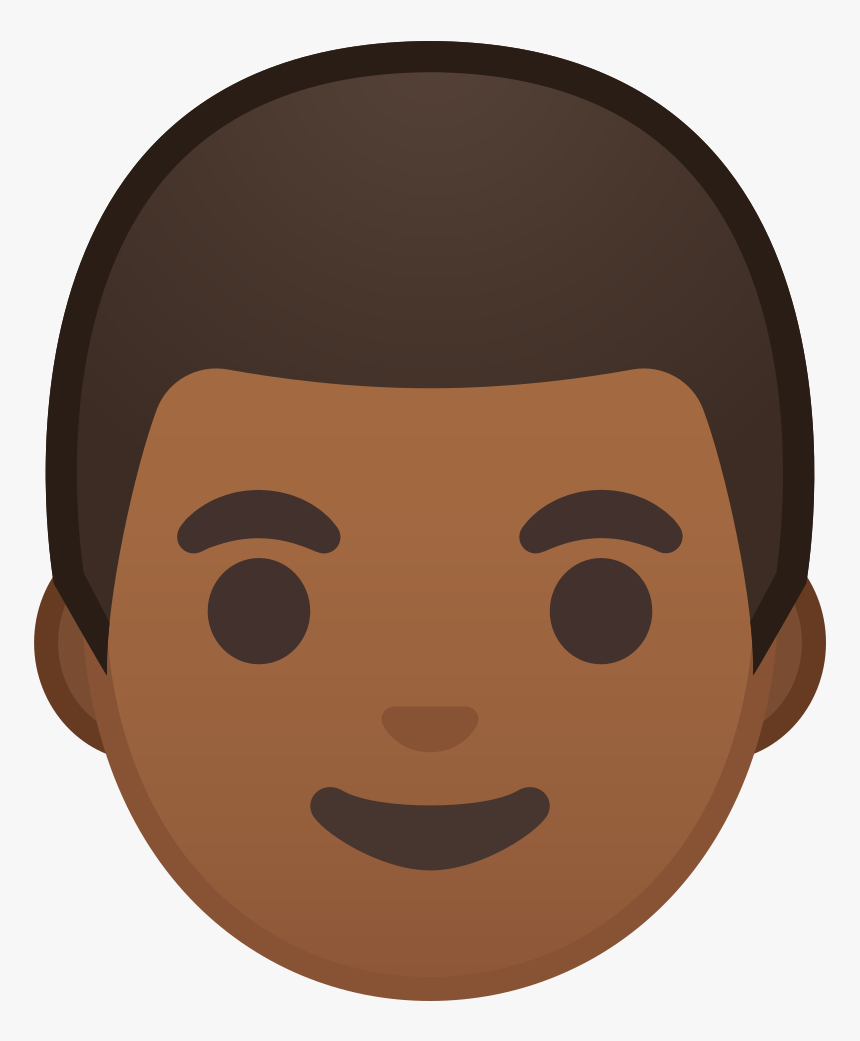 Man Medium Dark Skin Tone Icon - Emoji Man Medium Skin, HD Png Download