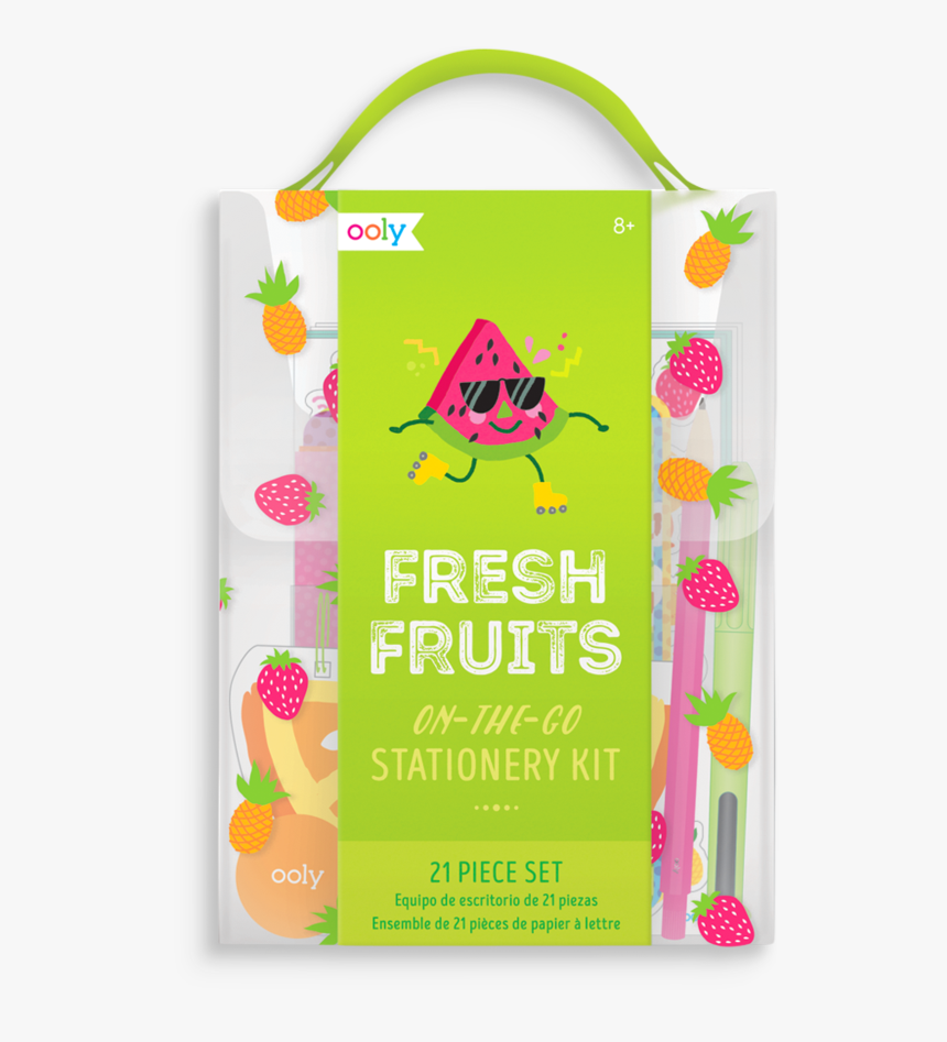 Fresh Fruits 16 Piece Stationary Kit - Illustration, HD Png Download