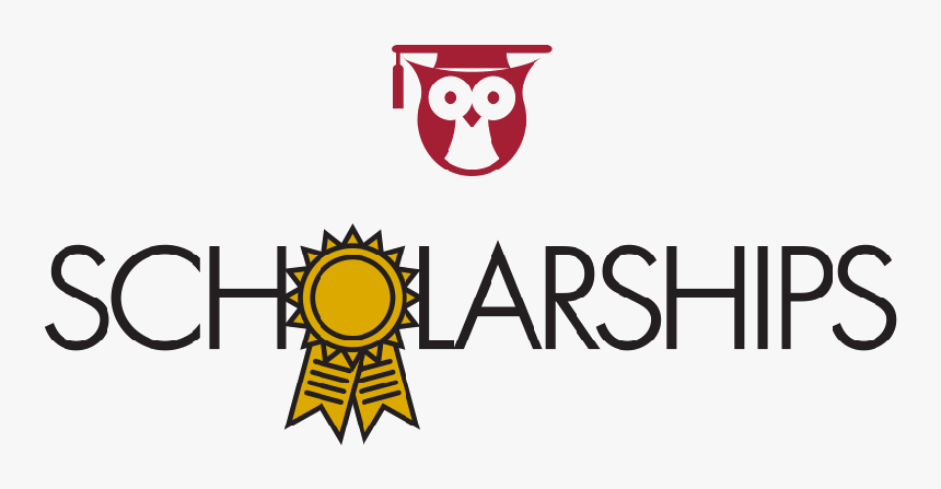 An Owl With A Commencement Cap Above The Word Scholarship, HD Png Download