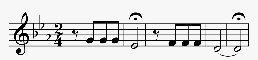 Orchestra Clipart Music Scales - Beethoven Symphony 5 Motif, HD Png Download