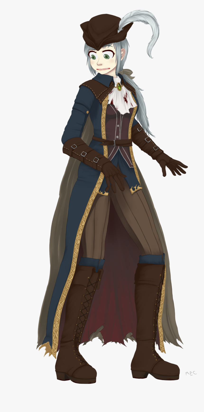 Bloodborne Anime Art, HD Png Download