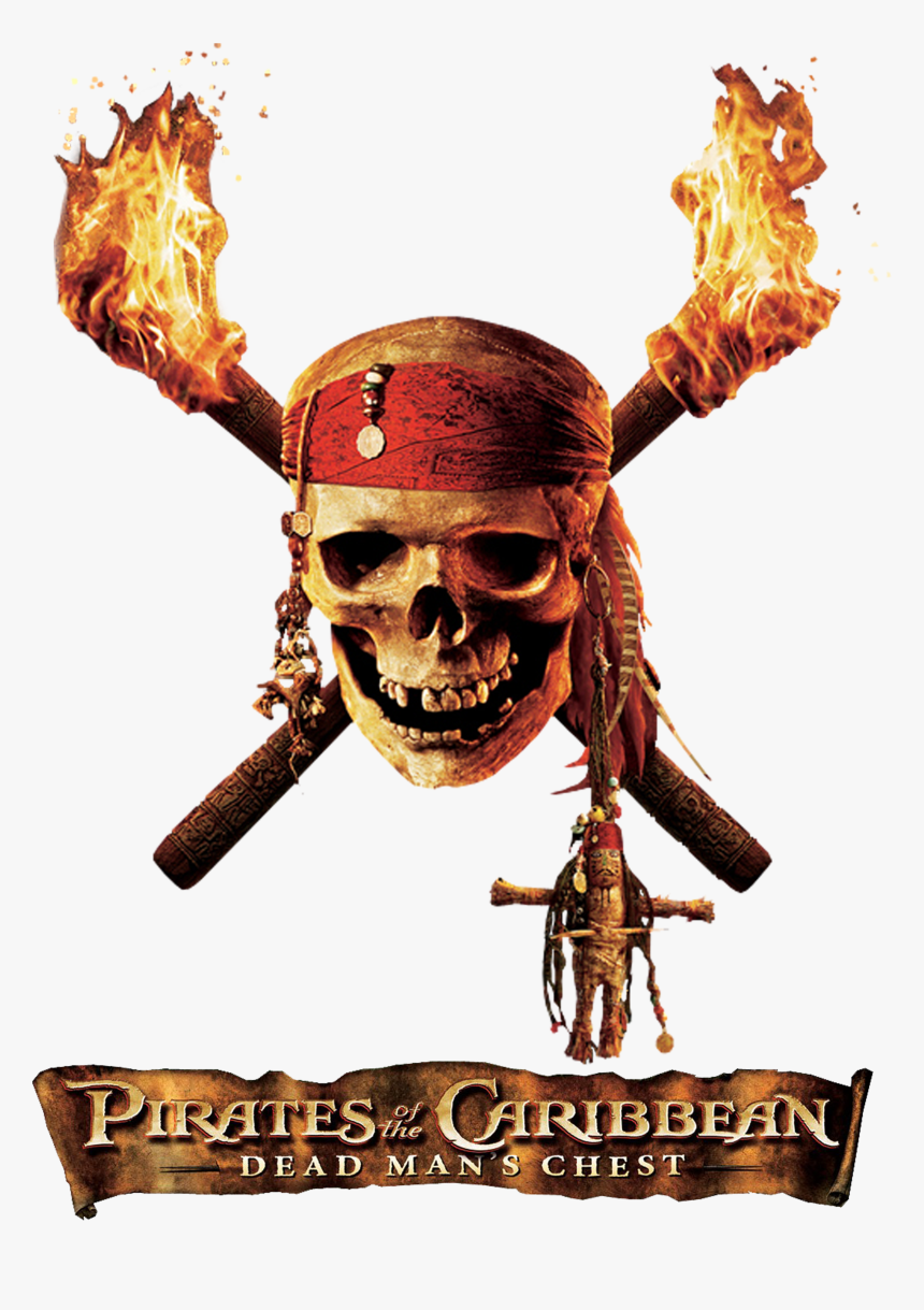 Dead Clipart Pirate Skull - Pirate Of Caribbean Png, Transparent Png