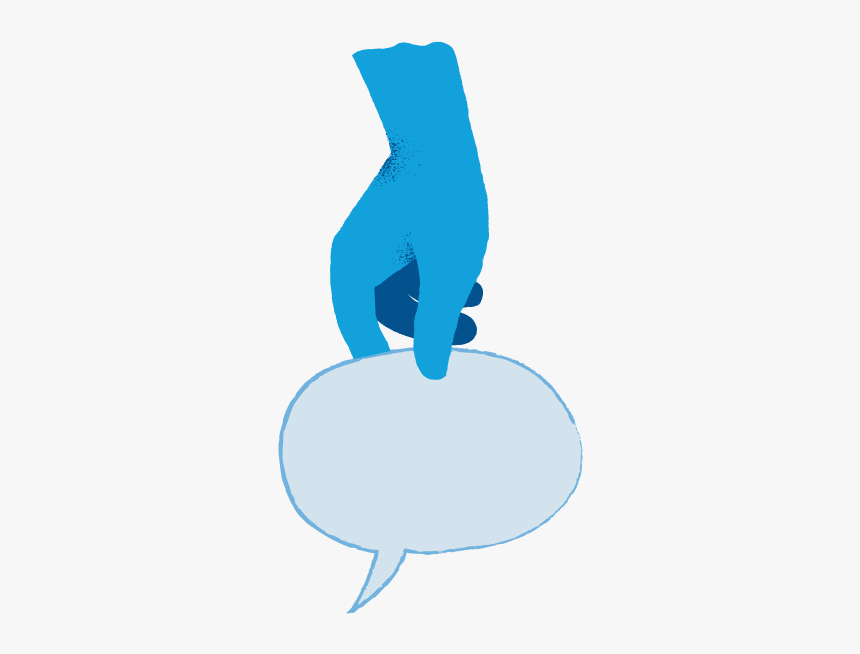 Handspeechbubble - Illustration, HD Png Download