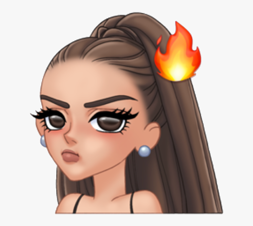 #arimoji #mad #angry #fire #fireemoji #upset #blue - Emoji With Brown Hair, HD Png Download