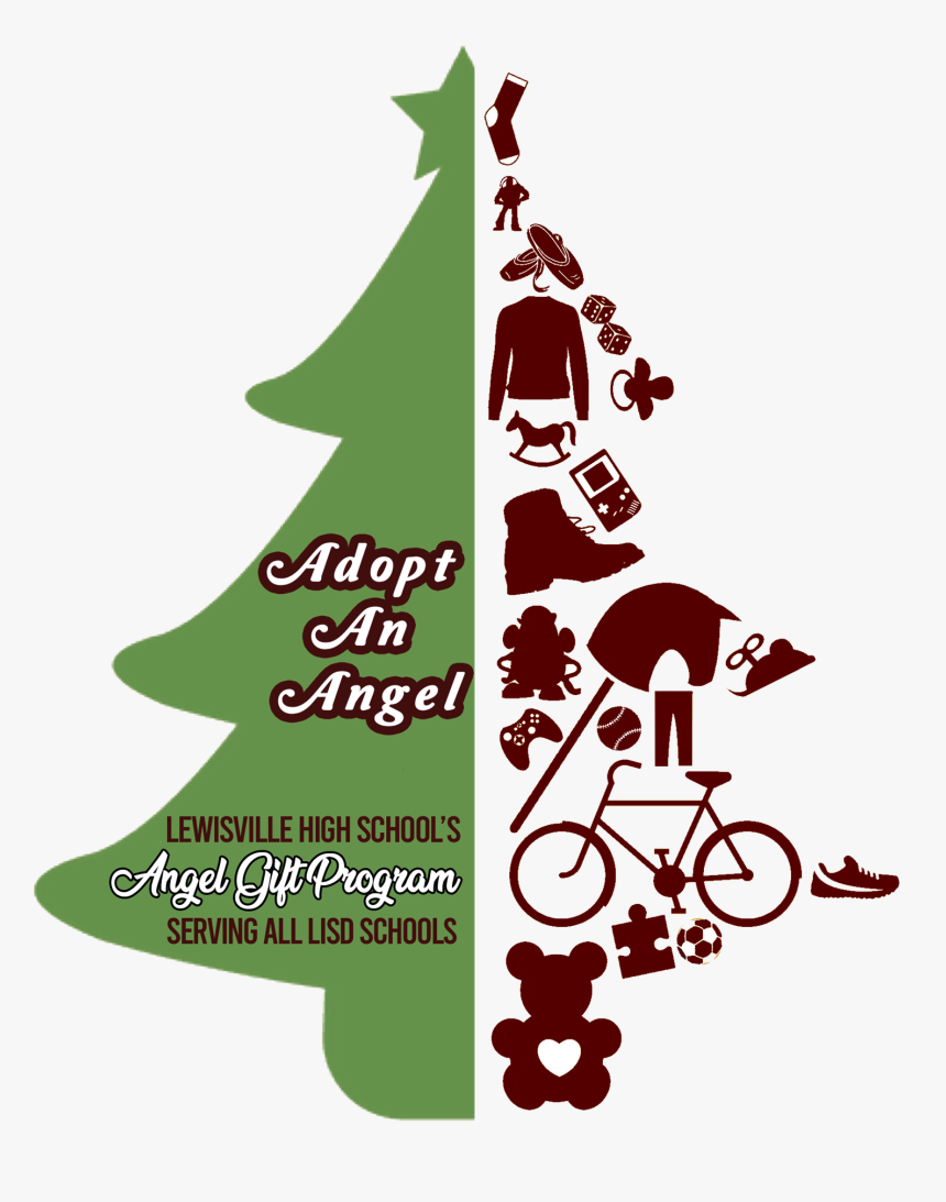 Vector Christmas Tree Silhouette, HD Png Download