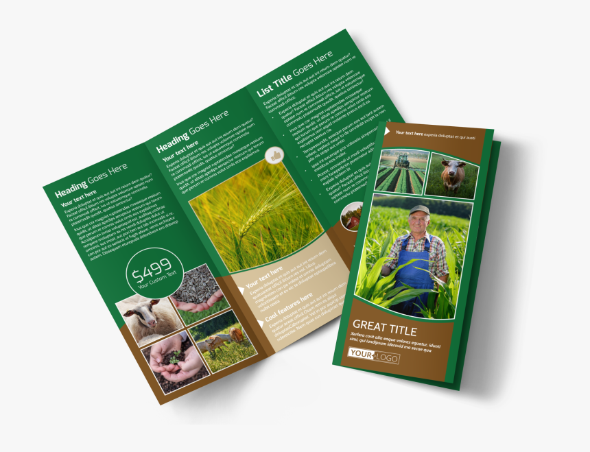 Farmers Insurance Agent Brochure Template Preview - Recycling Brochure, HD Png Download